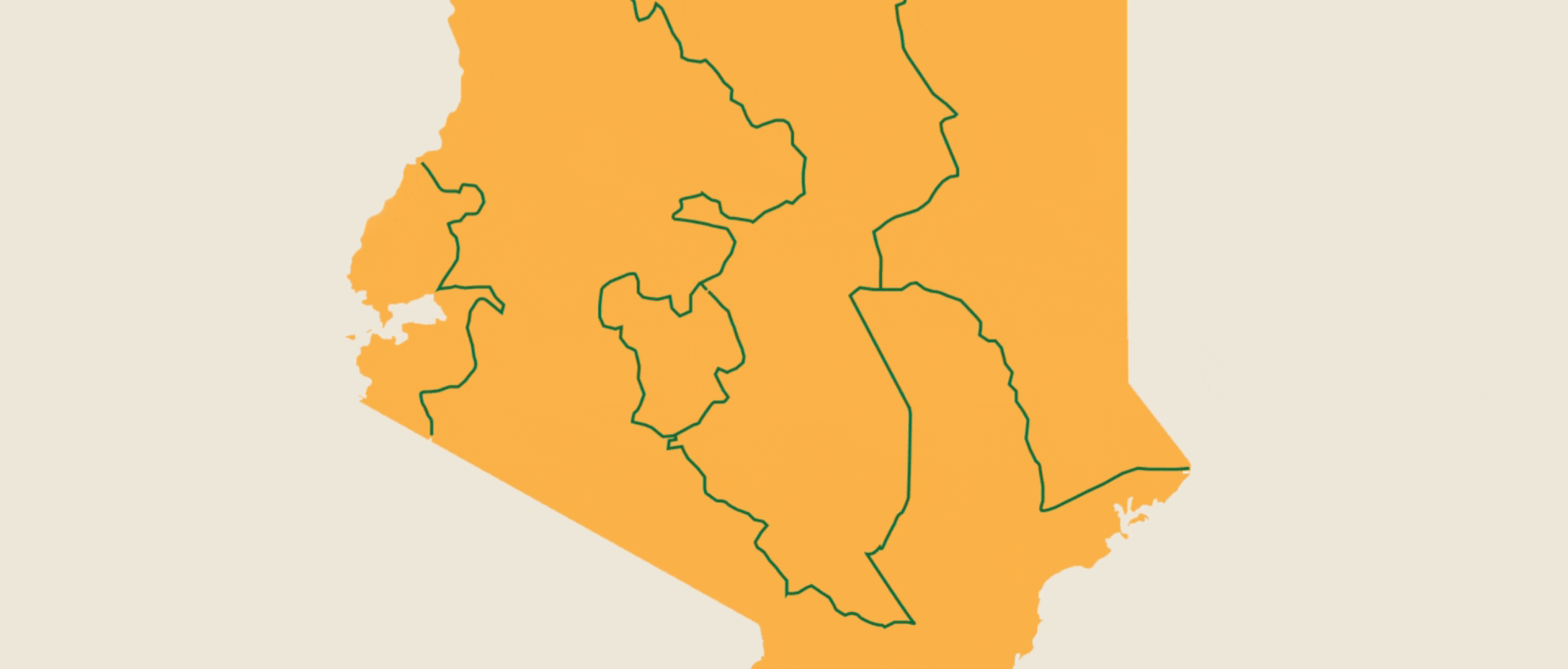 10 Days Kenya Family Safari & Beach Adventure  Map