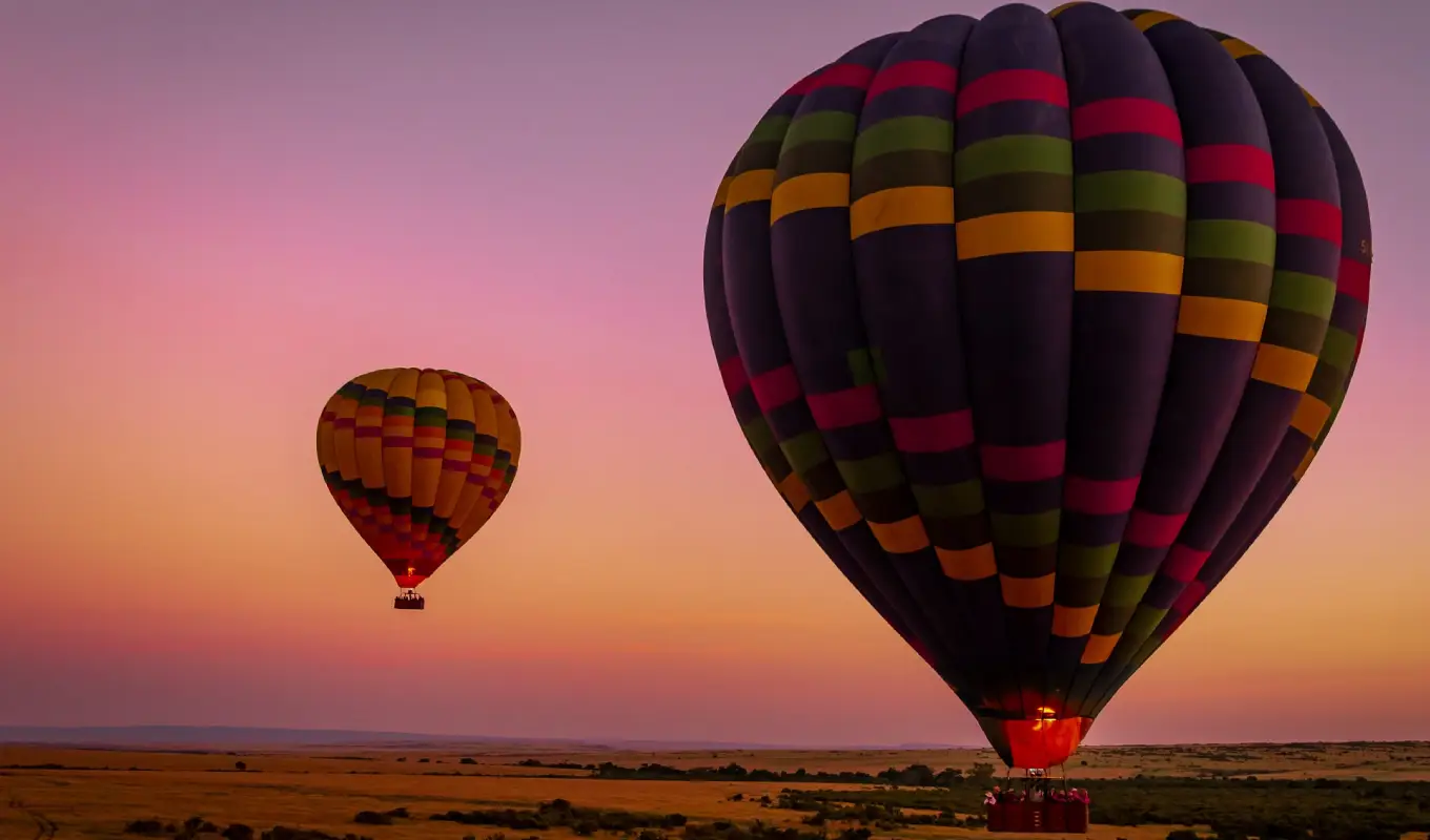 10 Days Tanzania And Kenya Safari Hot air balloon safari