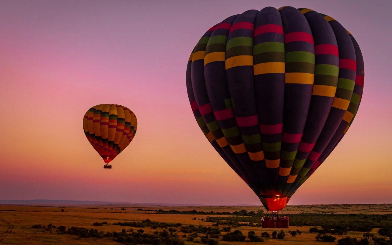 4 Days Flying Safari From Mombasa or Malindi or Diani Balloon Safari