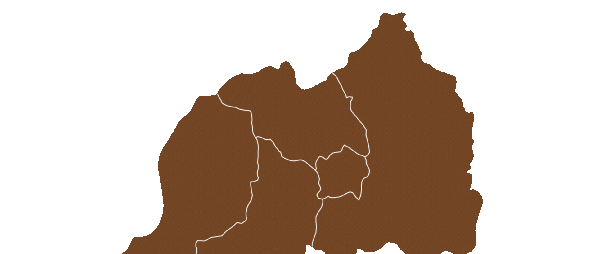 6 Days Rwanda Akagera Wildlife & Volcanoes Gorilla Trek Map 