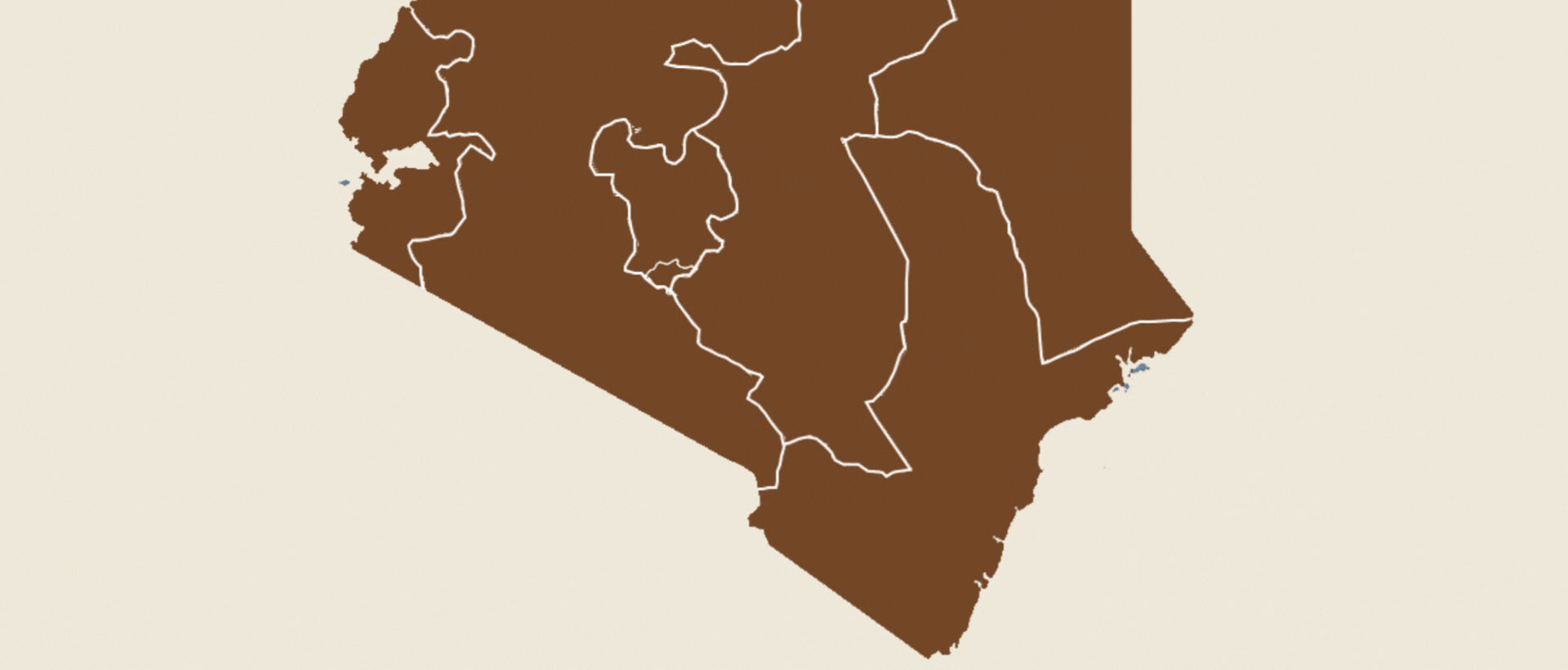 7 Days Kenyan Safari And Beach Map