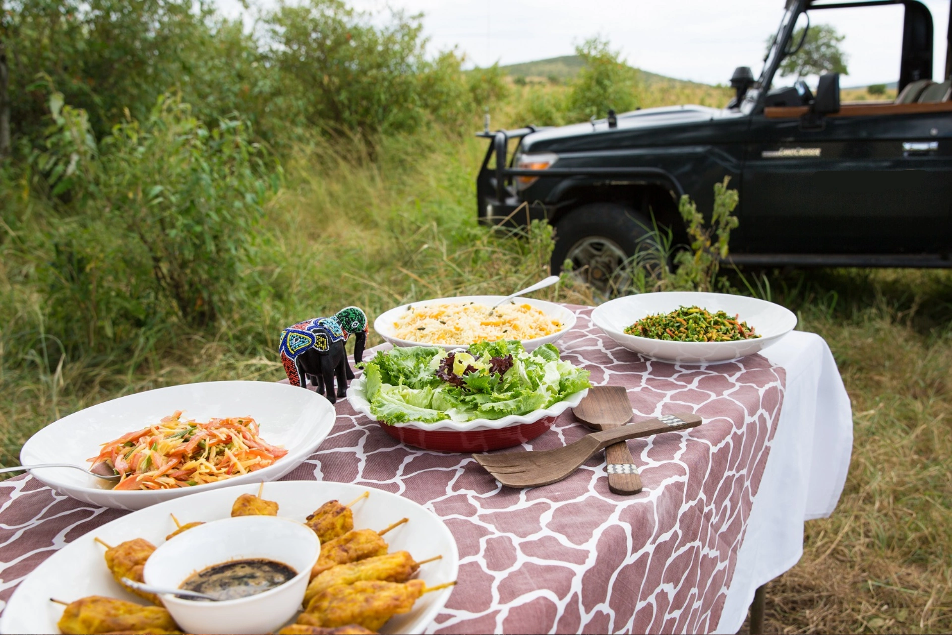 Kenya Safari Foods Bush Dining